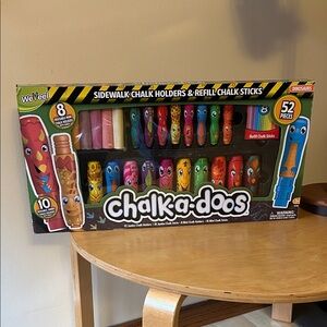 Chalk-a-doos Sidewalk Chalk Set - Colorful Fun